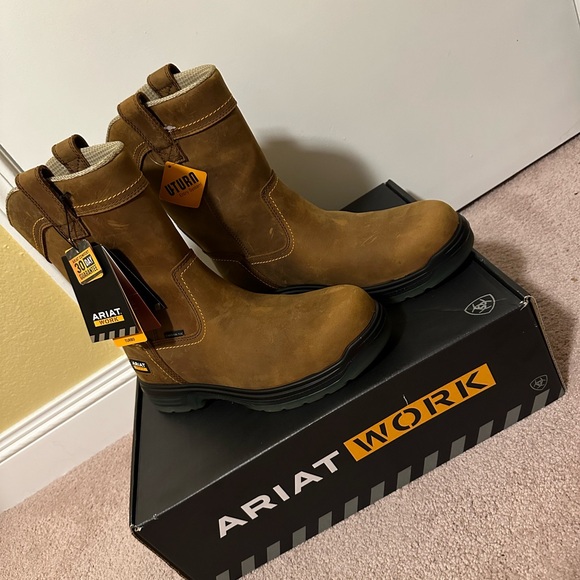 Men’s Ariat Turbo Pull-On H2O Carbon Toe Waterproof Boots